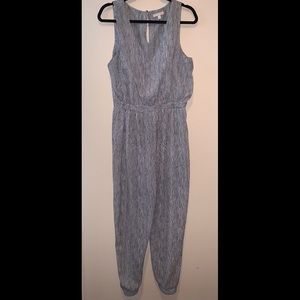 Gianni Bini Striped Jumpsuit Size L